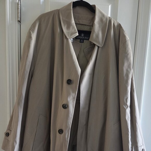 London Fog Trench Coat - Picture 1 of 16